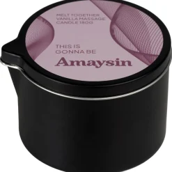 Amaysin Vanilje Massagelys* Tilbehør|Sexlegetøj