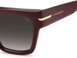 Sale Victoria Beckham VB 7004/S Solbriller, Burgundy 2