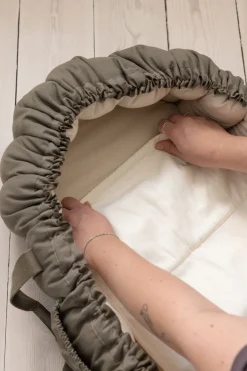 Hot Sebra Vådliggerlagen til Babynest, Beige