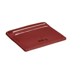 Online Tony Perotti Vegetale Leather Kortholder, Dark Brown