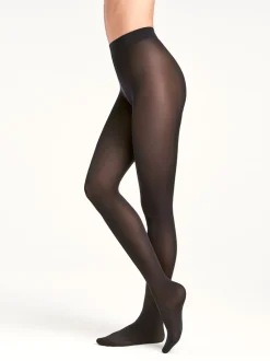 Clearance Wolford Velvet De Luxe 66 Tights Black