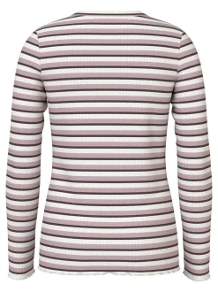 Clearance Name It Vemma Glitter Langærmet T-shirt, , 134-140 cm Cloud Dancer Seal Brown Keepsake Lilac