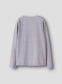 Best Name It Vemma Slim Bluse, , 122-128 cm Lavender Gray