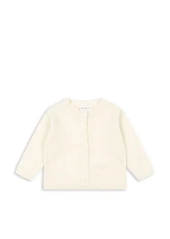 Fanga Fontana Venti Pointelle Cardigan, , 80 cm*Børn Cardigans