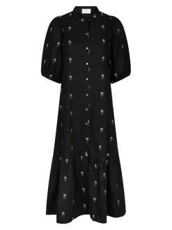 Neo Noir Veronica Flower Emb Kjole, , 36*Dame Kjoler
