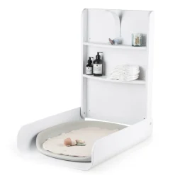 Best Sebra Væghængt Puslebord, Classic White