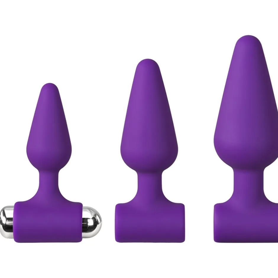 New Baseks Vibrerende Butt Plug Sæt