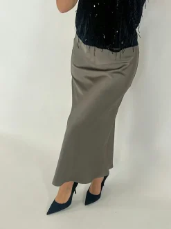 Neo Noir Vicky Heavy Sateen Nederdel, , 40*Dame Nederdele