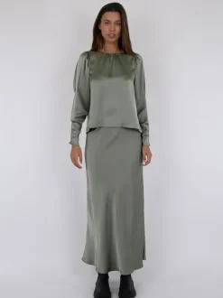 Neo Noir Vicky Heavy Sateen Nederdel, , 34*Dame Nederdele