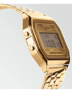 Hot Casio Vintage A158WETG-9AEF Digitalur, , 34 mm Gold