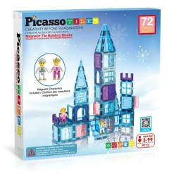 Picasso Tiles Vinterslot, 72 Dele*Børn Legetøjsfigurer & Klodser