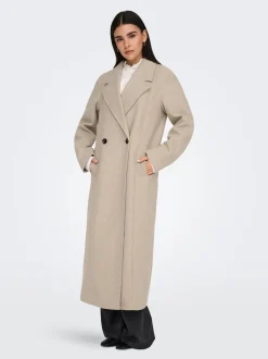 Discount JDY Viola Lang Frakke, , M Nature Melange