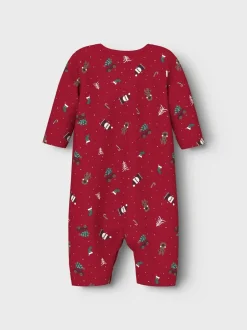 Clearance Name It Vismas Baby Natdragt, , 50 cm Jester Red