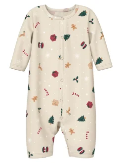 Name It Vismas Baby Natdragt, , 56 cm*Børn Undertøj & Nattøj