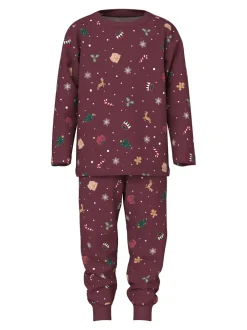 Name It Vismas Mini Pyjamassæt, , 116 cm*Børn Undertøj & Nattøj