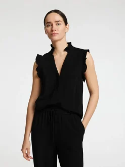 Selected Women Viva Sun Ruffle Bluse, , 36*Dame Bluser & Skjorter