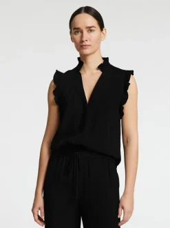 Selected Women Viva Sun Ruffle Bluse, , 36*Dame Bluser & Skjorter