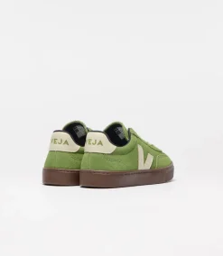 Hot Veja Volley Elastic Laces Suede Sneakers, , 35 Kiwi Pierre Bark