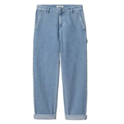 Best Carhartt WIP W' Pierce Bukser, , 30 Blue (Stone Bleached)