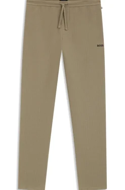 Boss Black Waffle Pyjamas Bukser, , XXL Open Brown