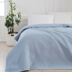 By Skagen Waffle Sengetæppe, , 220x220 cm* Sengetæpper