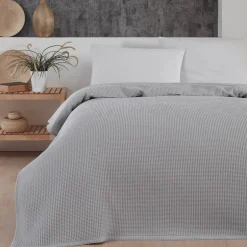 By Skagen Waffle Sengetæppe, , 220x220 cm* Sengetæpper