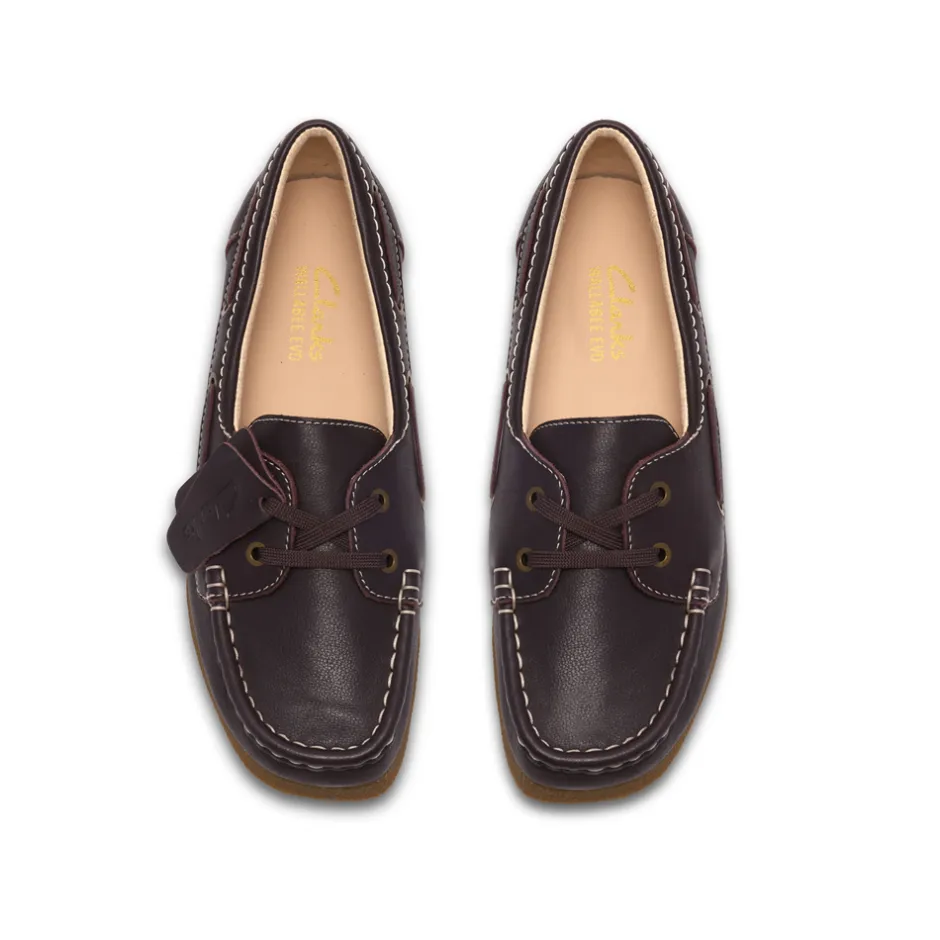 New Clarks WallabeeEVOSea D Sko, , 42 Dark Brown