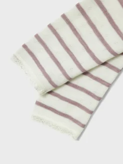 Hot Name It Wang Wool Needle Leggings, , 98 cm Snow White Purple Dove