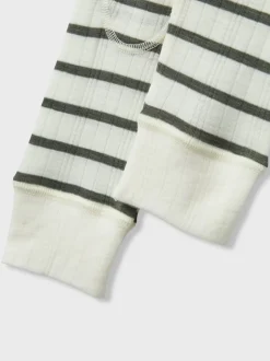 Outlet Name It Wang Wool Needle Longjohn Leggings, , 92 cm Snow White Mulled Basil