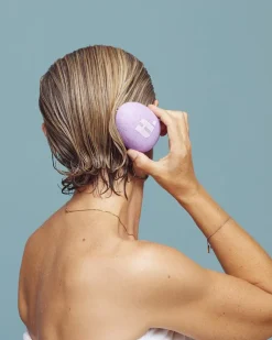 Discount Hairlust Wet Hair Detangler Brush, Lilla