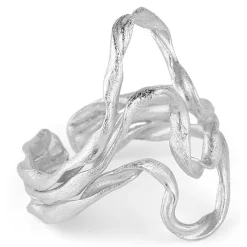 Outlet Pure By Nat Willow Ring, Silver Plated