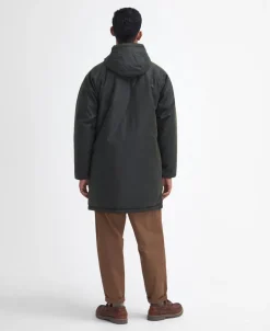 Barbour Winter Wax Parka Frakke, , XL Fern