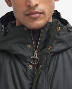 Barbour Winter Wax Parka Frakke, , XL Fern