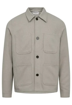 Online Resteröds Wool Overshirt, , XXL Grey