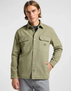 Sale Lee Workwear Overshirt, , S Mercantile Green