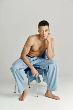 Discount Impetus Woven Pyjamas, , XL Blue