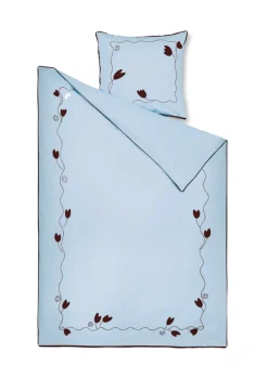 Online Juna X KimPop Lollipop Sengetøj, , 140x200 cm Light Blue