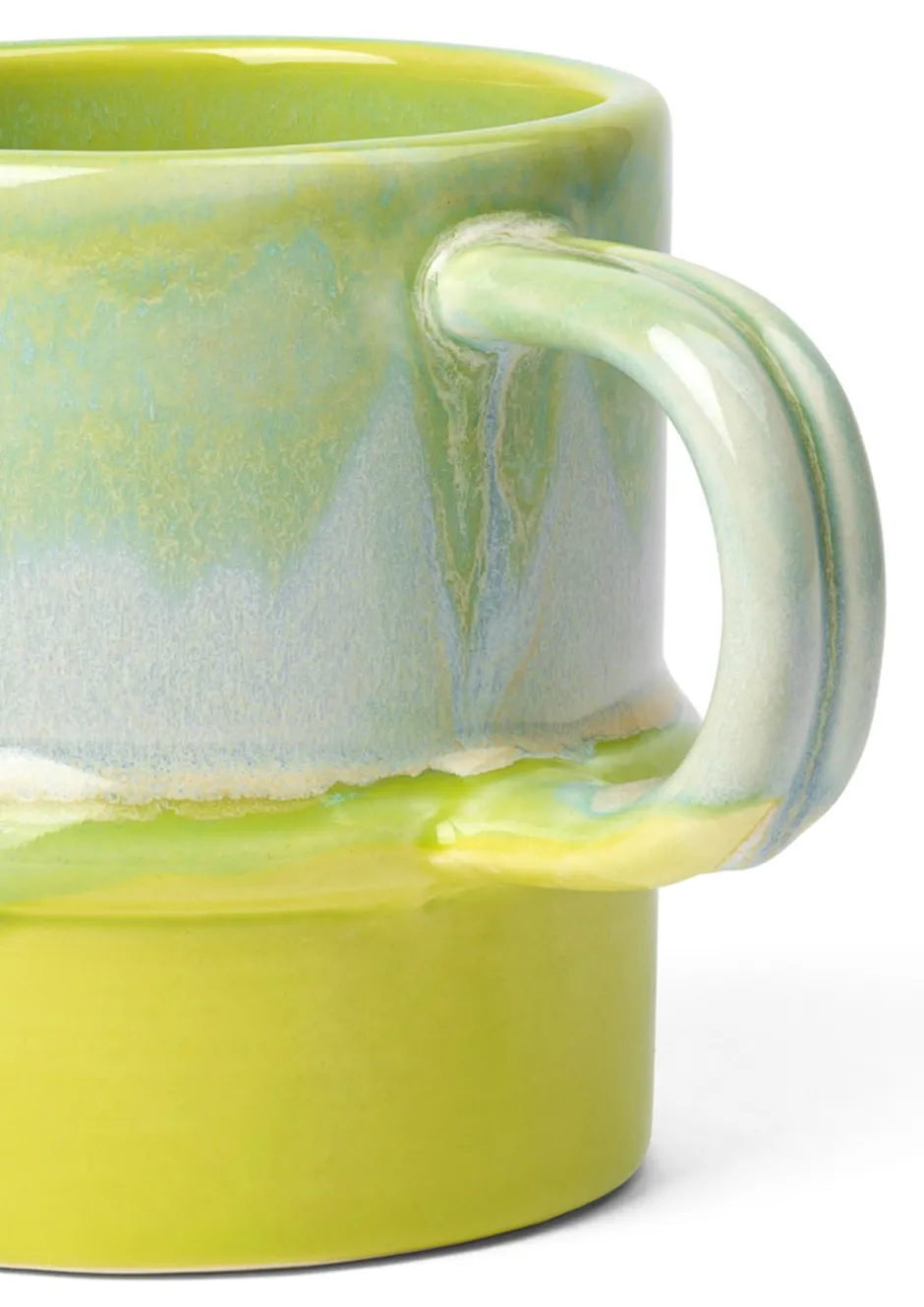Online Kähler X KimPop Poppery Krus, , 35 cl Apple Green/Mint