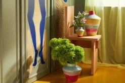 Online Kähler X KimPop Vase, Pink/Mint/Yellow