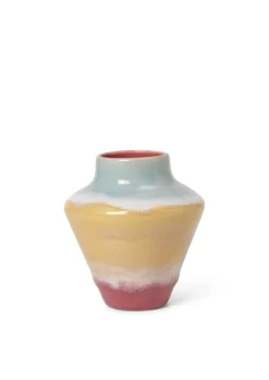 Clearance Kähler X KimPop Vase, Pink/Mint/Yellow