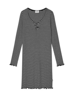 Mads Nørgaard 5x5 Stripe Tikina Kjole, , 14 år*Børn Kjoler