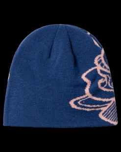 Online Woodbird Yan Lion JQ Beanie, Blue-Pink