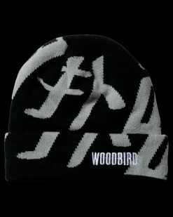 Best Woodbird Yan Sumo JQ Fold Beanie, Black Grey