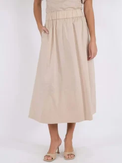 Neo Noir Yara Poplin Nederdel, , 38*Dame Nederdele