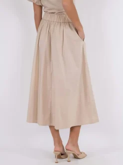 Neo Noir Yara Poplin Nederdel, , 38*Dame Nederdele