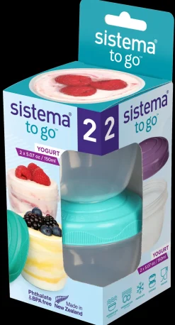 Sistema Yogurt 2-pak To Go Bøtter, , 150 ml* Opbevaring