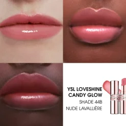 Sale Yves Saint Laurent YSL Loveshine Candy Glow Tinted Lip Balm, 44B Nude Lavalliere