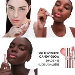 Sale Yves Saint Laurent YSL Loveshine Candy Glow Tinted Lip Balm, 44B Nude Lavalliere